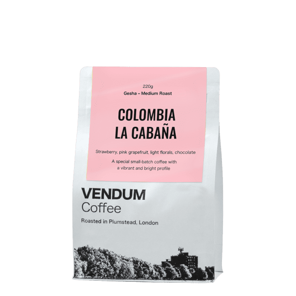 VENDUM, Colombia La Cabaña Gesha Natural Processed Speciality Coffee, Whole Beans - Image 5