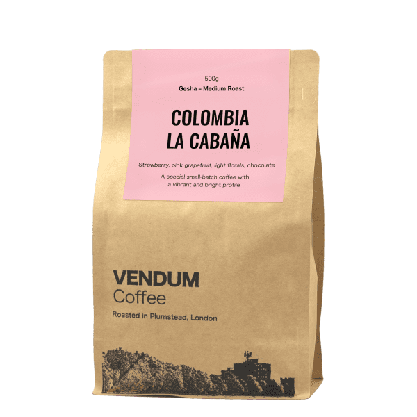 VENDUM, Colombia La Cabaña Gesha Natural Processed Speciality Coffee, Whole Beans - Image 6