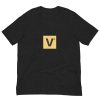 Unisex t-shirt V is for VENDUM